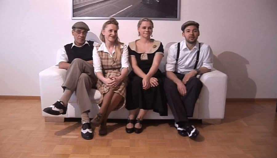 Portrait of Franziska, Franco, Sarah, Tom